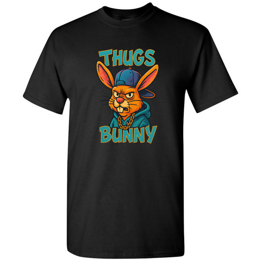 Thugs Bunny – Funny Streetwear Cartoon T-Shirt – Casual Top
