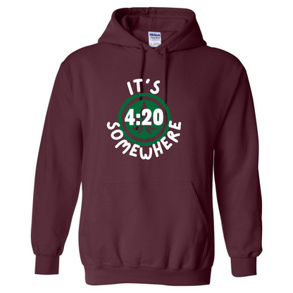 It’s 4:20 Somewhere Hoodie – 420 Collection – Chill Top