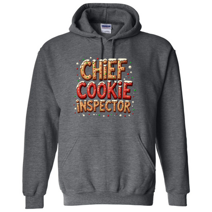 Chief Cookie Inspector Hoodie – Santa’s Wardrobe – Festive Top