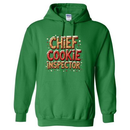 Chief Cookie Inspector Hoodie – Santa’s Wardrobe – Festive Top