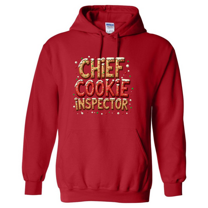 Chief Cookie Inspector Hoodie – Santa’s Wardrobe – Festive Top