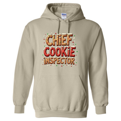 Chief Cookie Inspector Hoodie – Santa’s Wardrobe – Festive Top